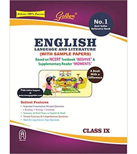 Golden English Language and Literature: A book with a Difference for Class - 9 with Sample Papers CBSE Class 9 - SchoolChamp.net